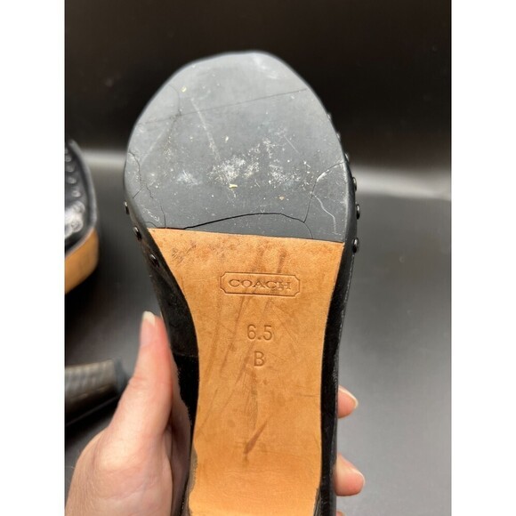 Coach Open Toe Heels - Picture 13 of 16
